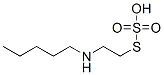 Thiosulfuric acid S-[2-(pentylamino)ethyl] ester Structure