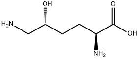 erythro-5-hydroxy-L-lysine  Structure