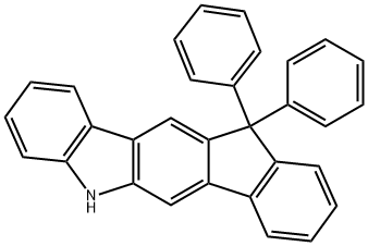 인데노[1,2-b]카르바졸,5,11-디히드로-11,11-디페닐- 구조식 이미지