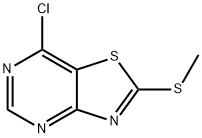 7-Chloro-2-(Methylsulfanyl)-[1,3]thiazolo[4,5-d]pyriMidine Structure