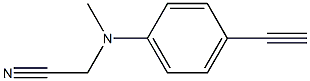 2-[(4-에티닐페닐)메틸아미노]-아세토니트릴 구조식 이미지