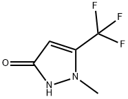 1-METHYL-5-(TRIFLUOROMETHYL)-1H-PYRAZOL-3-OL 구조식 이미지