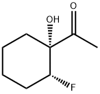 Ethanone, 1-(2-fluoro-1-hydroxycyclohexyl)-, trans- (9CI) Structure
