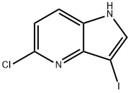 5-Chloro-3-iodo-4-azaindole Structure