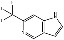 6-(Trifluoromethyl)-1H-pyrrolo[3,2-c]pyridine Structure