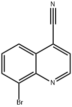 8-bromoquinoline-
4-carbonitrile Structure