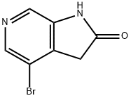 4-broMo-1H-pyrrolo[2,3-c]pyridin-2(3H)-one 구조식 이미지