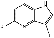 5-Bromo-3-iodo-4-azaindole Structure