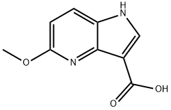 5-Methoxy-4-azaindole-3-carboxylic acid Structure