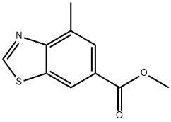 4-메틸-6-벤조티아졸카르복실산메틸에스테르 구조식 이미지