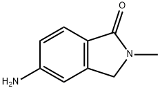 1H-Isoindol-1-one, 5-amino-2,3-dihydro-2-methyl- Structure