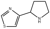 4-(피롤리딘-2-일)티아졸 구조식 이미지