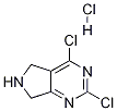 2,4-디클로로-6,7-디히드로-5H-피롤로[3,4-D]피리미딘염산염 구조식 이미지