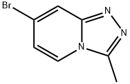 7-브로모-3-메틸-[1,2,4]트리아졸로[4,3-a]피리딘 구조식 이미지