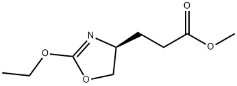 4-Oxazolepropanoicacid,2-ethoxy-4,5-dihydro-,methylester,(S)-(9CI) Structure