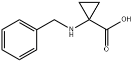 Cyclopropanecarboxylic acid, 1-[(phenylmethyl)amino]- (9CI) Structure