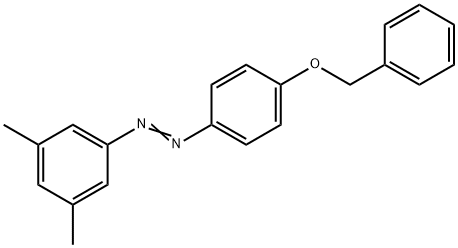 (3,5-dimethylphenyl)-(4-phenylmethoxyphenyl)diazene Structure