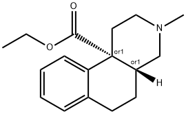 3-methyl-10b-carbethoxy-1,2,3,4,4a,5,6,10b-octahydrobenzo(f)isoquinoline Structure