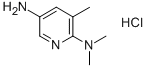 5-AMINO-2-DIMETHYLAMINO-3-PICOLINE HYDROCHLORIDE 구조식 이미지