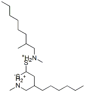 bis(beta-dimethyl octylammonium ethyl)disulfide Structure
