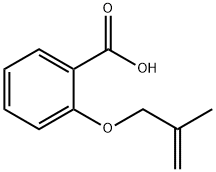2-[(2-methyl-2-propenyl)oxy]benzoic acid Structure