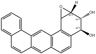 디벤즈(a,j)안트라센-3,4-디올-1,2-에폭사이드 구조식 이미지