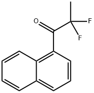 1-Propanone, 2,2-difluoro-1-(1-naphthalenyl)- (9CI) 구조식 이미지