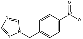 1-(4-니트로페닐)메틸-1,2,4-트리아졸 구조식 이미지