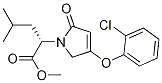 (S)-methyl 2-(4-(2-chlorophenoxy)-2-oxo-2,5-dihydro-1H-pyrrol-1-yl)-4-methylpentanoate 구조식 이미지