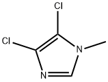 4,5-DICHLORO-1-METHYLIMIDAZOLE 구조식 이미지