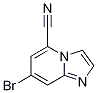 IMidazo[1,2-a]pyridine-5-carbonitrile, 7-broMo- Structure