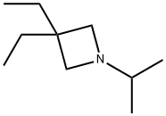 Azetidine, 3,3-diethyl-1-(1-methylethyl)- (9CI) Structure