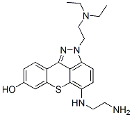 5-[(2-AMINOETHYL)AMINO]-2-(2-DIETHYLAMINOETHYL)-2H-[1]BENZOTHIOPYRANO[4,3,2-CD]INDAZOL-8-OL Structure