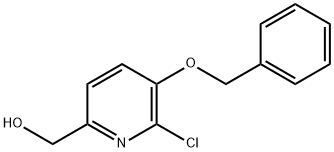 (5-(benzyloxy)-6-chloropyridin-2-yl)methanol 구조식 이미지