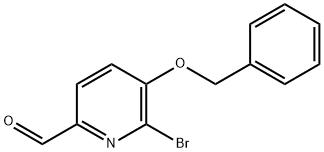 5-(Benzyloxy)-6-broMopicolinaldehyde Structure
