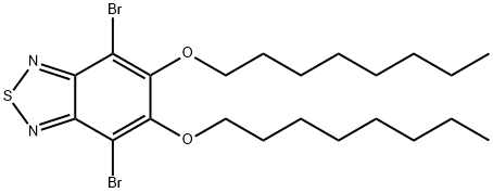 4,7-Dibromo-5,6-bis(octyloxy)-2,1,3-benzothiadiazole Structure