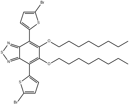 1192352-10-5 4,7-bis(5-broMothiophen-2-yl) -5,6-bis(octyloxy)benzo[c] [1,2,5]thiadiazole