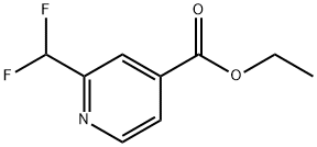 ethyl 2-(difluoromethyl)isonicotinate 구조식 이미지