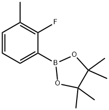 2-(2-Fluoro-3-methylphenyl)-4,4,5,5-tetramethyl-1,3,2-dioxaborolane Structure