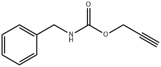 BENZYL-CARBAMIC ACID PROP-2-YNYL ESTER Structure