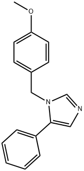 1H-이미다졸,1-[(4-메톡시페닐)메틸]-5-페닐- 구조식 이미지