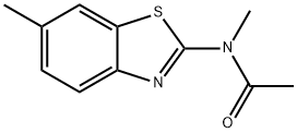 아세트아미드,N-메틸-N-(6-메틸-2-벤조티아졸릴)-(9CI) 구조식 이미지