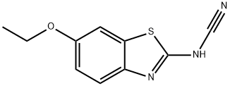 Cyanamide, (6-ethoxy-2-benzothiazolyl)- (9CI) Structure