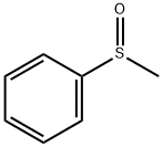 METHYL PHENYL SULFOXIDE 구조식 이미지