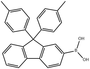 B-[9,9-비스(4-메틸페닐)-9H-플루오렌-2-일]보론산 구조식 이미지