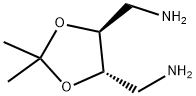 (4S,5S)-4,5-DI(AMINOMETHYL)-2,2-DIMETHYLDIOXOLANE, 99+% 구조식 이미지