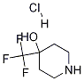 4-(트리플루오로메틸)피페리딘-4-올염산염 구조식 이미지