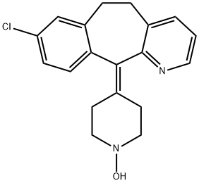 데슬로라타딘N-하이드록시피페리딘 구조식 이미지