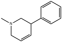 1-메틸-3-페닐-1,2,3,6-테트라히드로피리딘 구조식 이미지