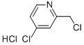4-CHLORO-2-(CHLOROMETHYL)PYRIDINE HYDROCHLORIDE Structure